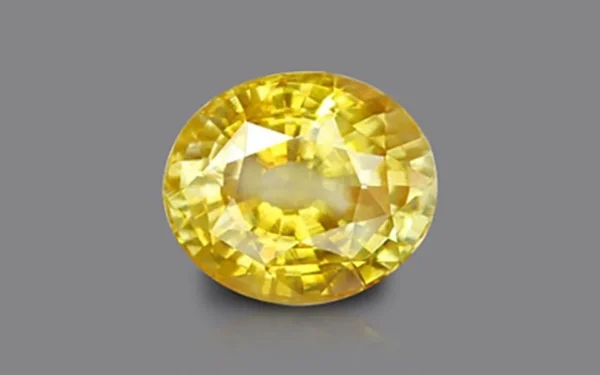 Yellow Sapphire  - 4.52 Carat (4.97 Ratti)